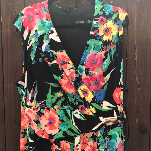 Flash sale 🎉 NWT Ellen Tracy flora dress size 18W - Picture 8 of 8